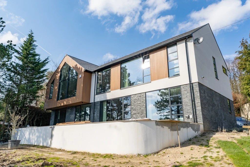 latest project - house with aluminium windows london