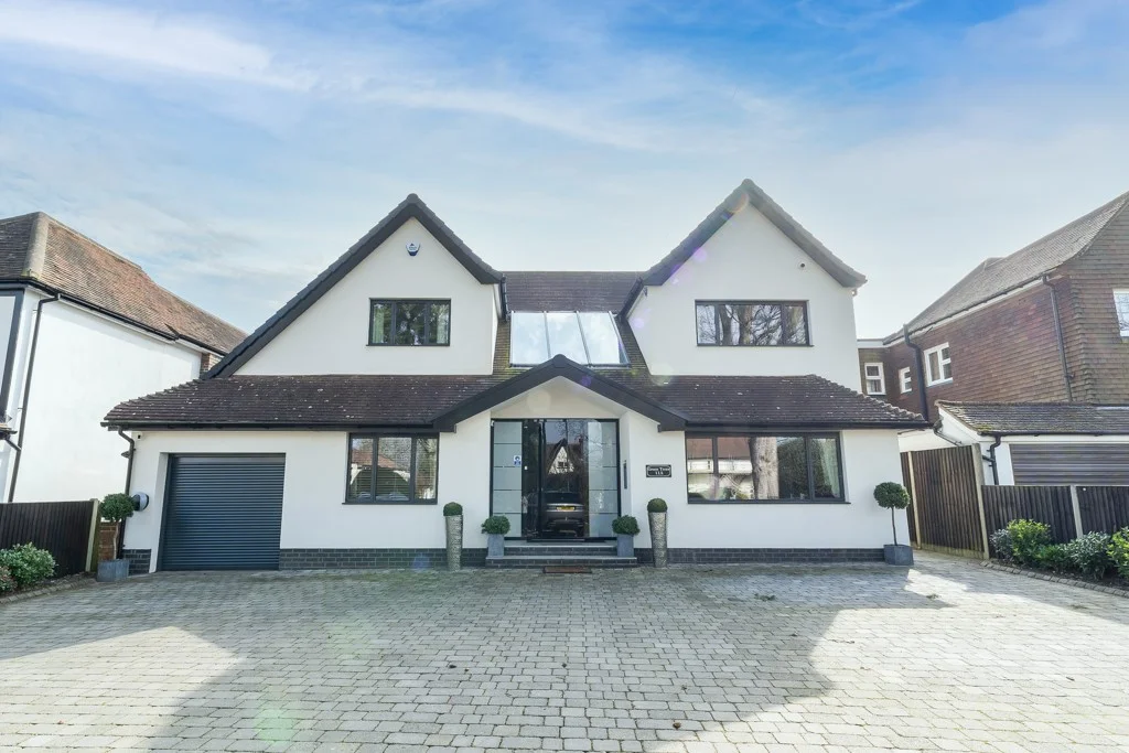 house with aluminium windows and doors
