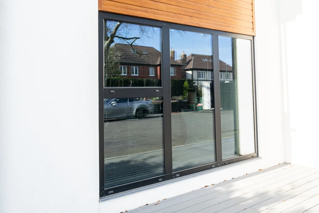 black aluminium windows